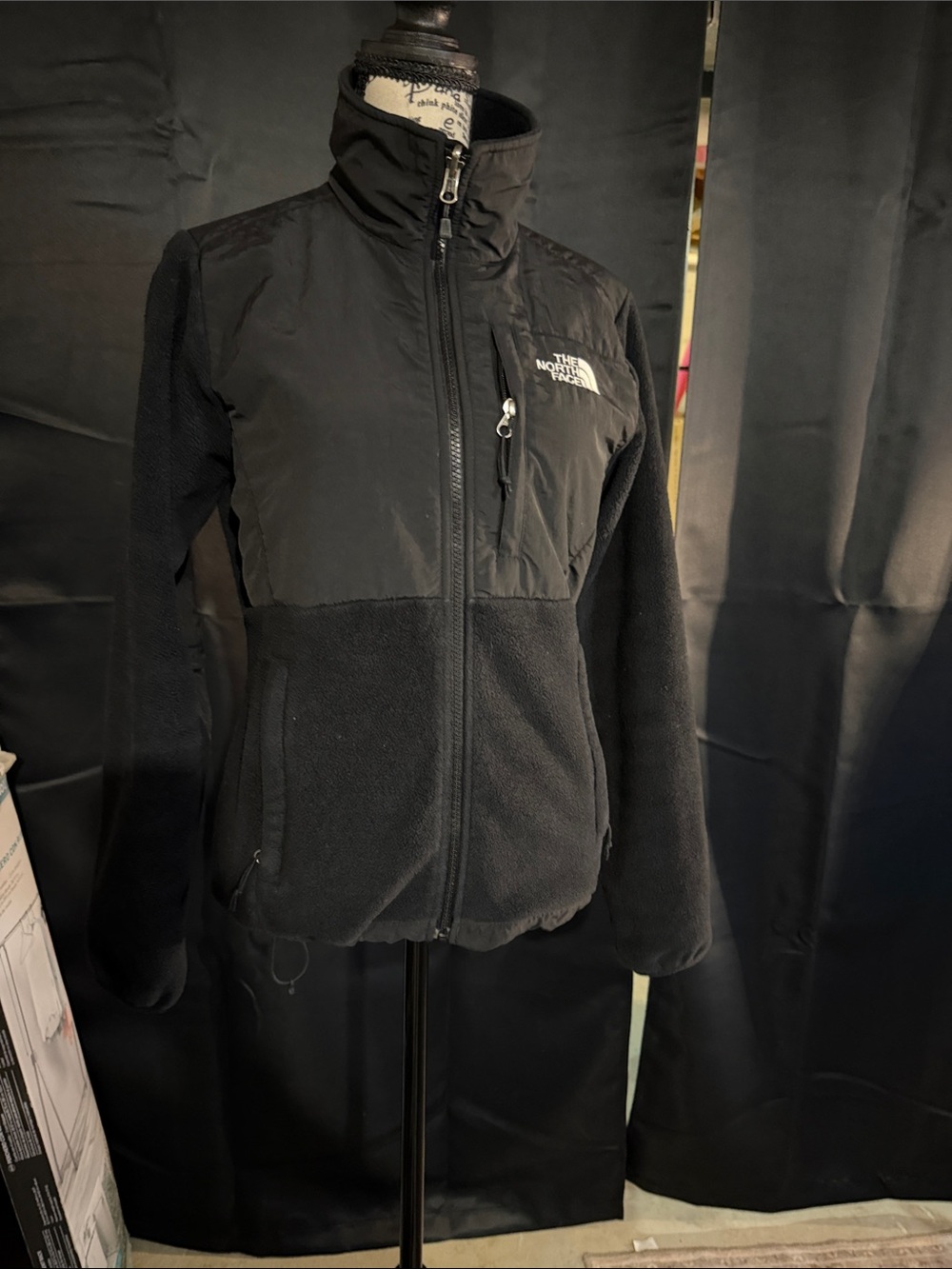 The North Face Women's Black Teddy Fleece Jacket with Wind Panels